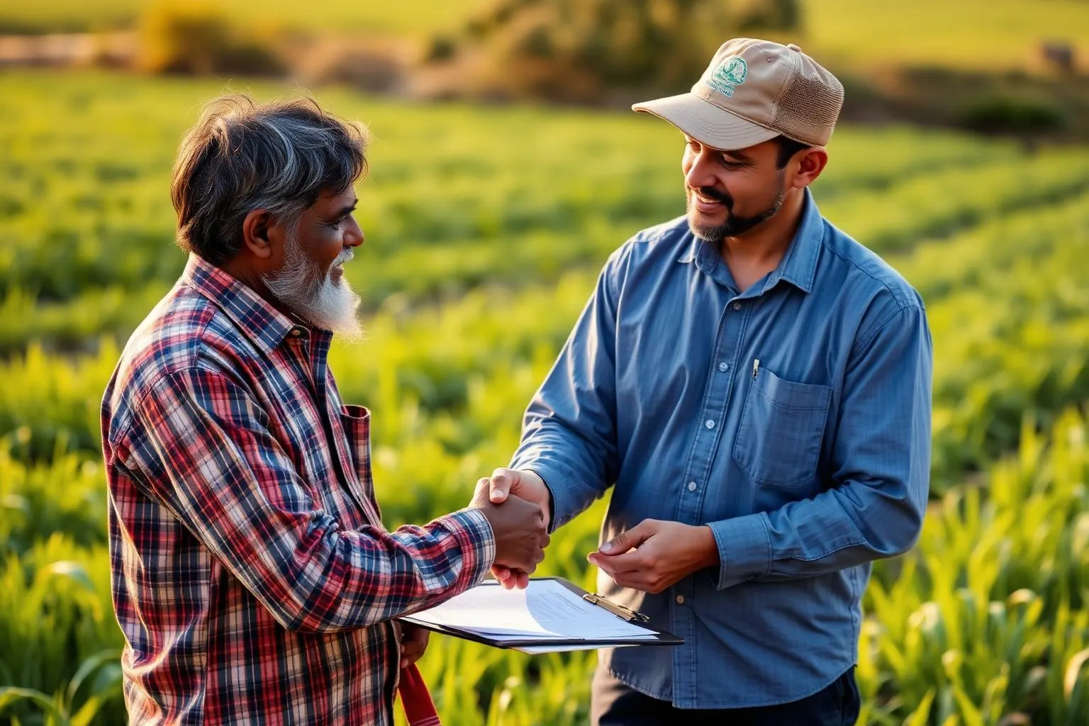 Contract farming with buyback